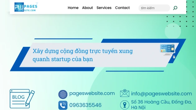 Ảnh blog của Pageswebsite về Xây dựng cộng đồng trực tuyến xung quanh startup của bạn